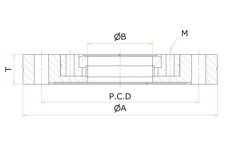 変換フランジ ゼロレングス ICF152-114-Zero (3-680-06) アズワン 変換フランジ ゼロレングス ICF152-114-Zero 3-680-06