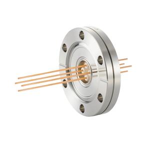 中電流 無酸素銅 コンパクトタイプ 5kV - 22A 4個付き ICF70 フランジ