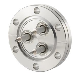 同軸 5kV-BNC-R 3個付き ICF70 フランジ