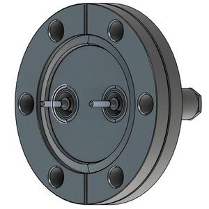 同軸 BNC-R-M2-SCREW 2個付き ICF70 フランジ