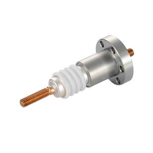 中電流 ステンレス 電極 5kV - 73A 1個付 ICF70 フランジ  先端ねじ加工あり