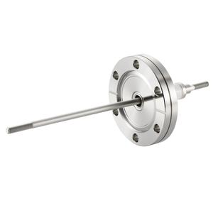 高電流 5kV - 110A Niめっき 1個付き ICF70 フランジ  先端ねじ加工あり