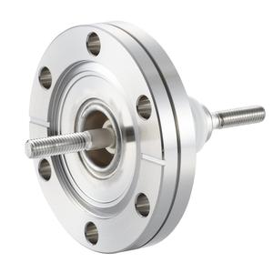 中電流 ステンレス 電極 5kV - 22A 1個付 ICF70 フランジ  先端ねじ加工あり