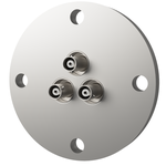 同軸 MHV-JJ 3個付き VF40 フランジ