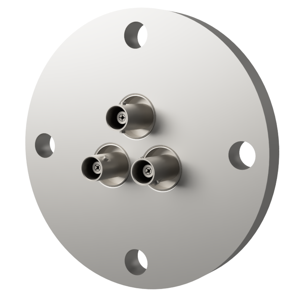 同軸 BNC-JJ-F 3個付き VF40フランジ