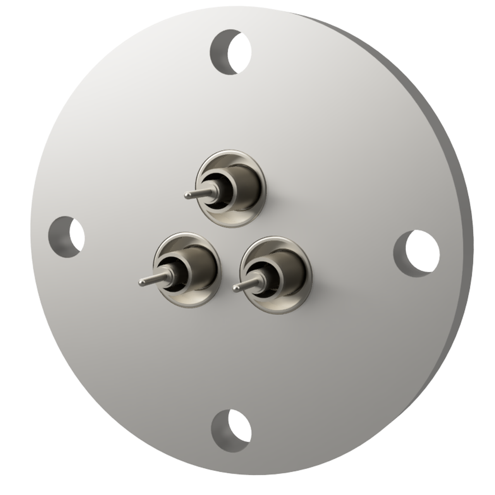 同軸 SHV-R-F 3個付き VF40フランジ