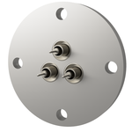 同軸 SHV-R-F 3個付き VF40フランジ