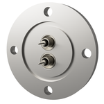 同軸 SHV-R-F 2個付き VG25フランジ