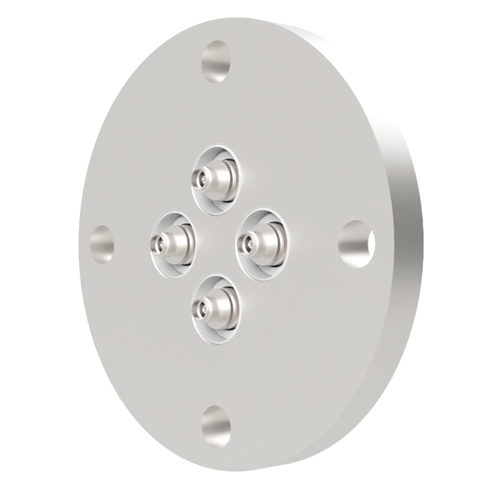 同軸 SMA-JJ-F 4個付き VF40 フランジ