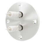 同軸 20kV-SHV-R 2個付き  VF40  フランジ