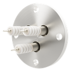 同軸 20kV-SHV-R 3個付き  VF40  フランジ