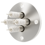 同軸 20kV-SHV-R 4個付き  VF40  フランジ