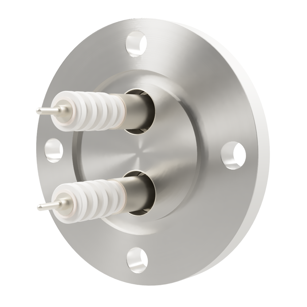 同軸 20kV-SHV-R 2個付き  VG40  フランジ