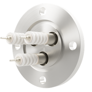 同軸 20kV-SHV-R 3個付き  VG40  フランジ