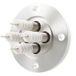 同軸 20kV-SHV-R 4個付き  VG40  フランジ