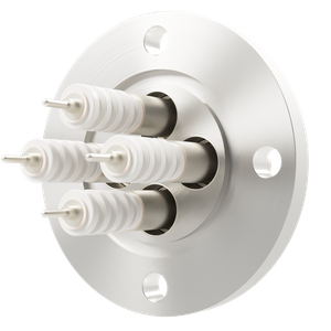 同軸 20kV-SHV-R 4個付き  VG40  フランジ