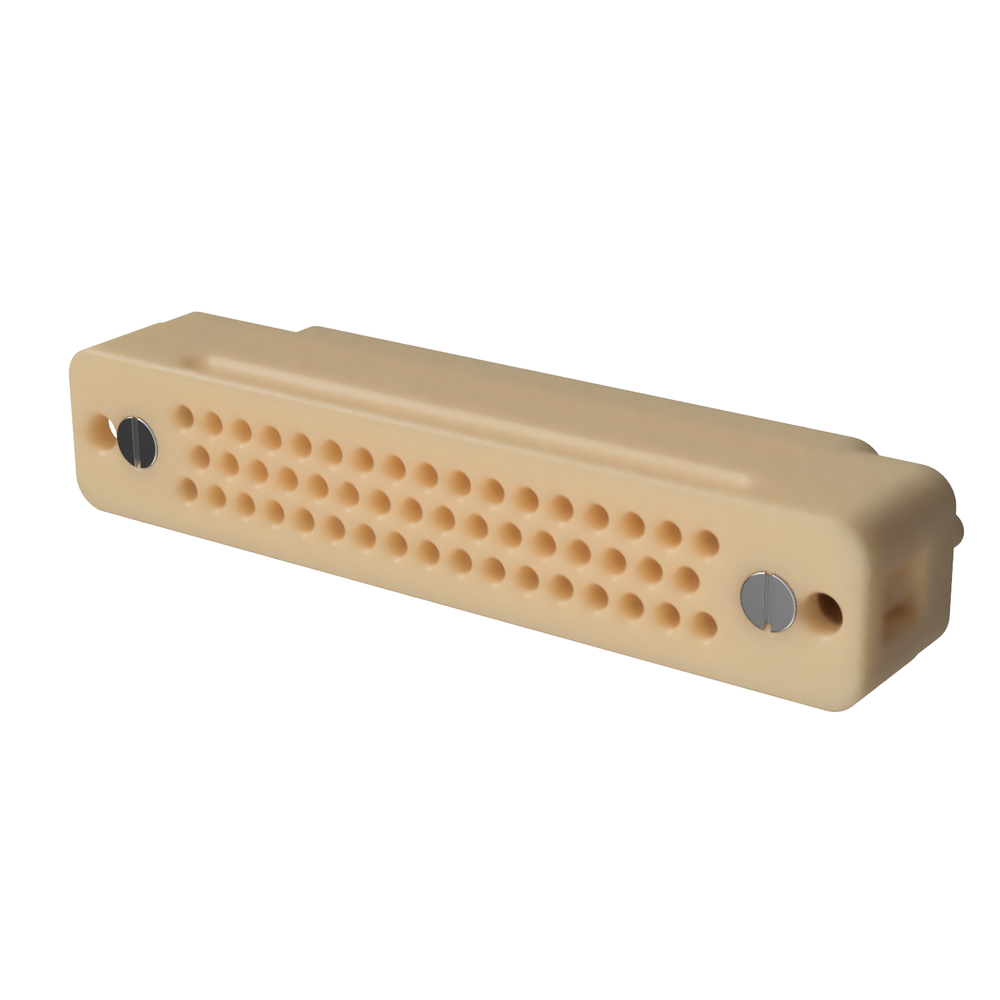 接続部品 真空側 D-Sub PEEK インサート 50PIN用
