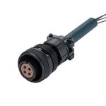 接続部品 大気側 プラグ+ポリエチレン被覆ケーブル付 MS 4PIN L=2500