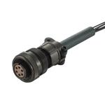 接続部品 大気側 プラグ+ポリエチレン被覆ケーブル付 MS 6PIN L=2500