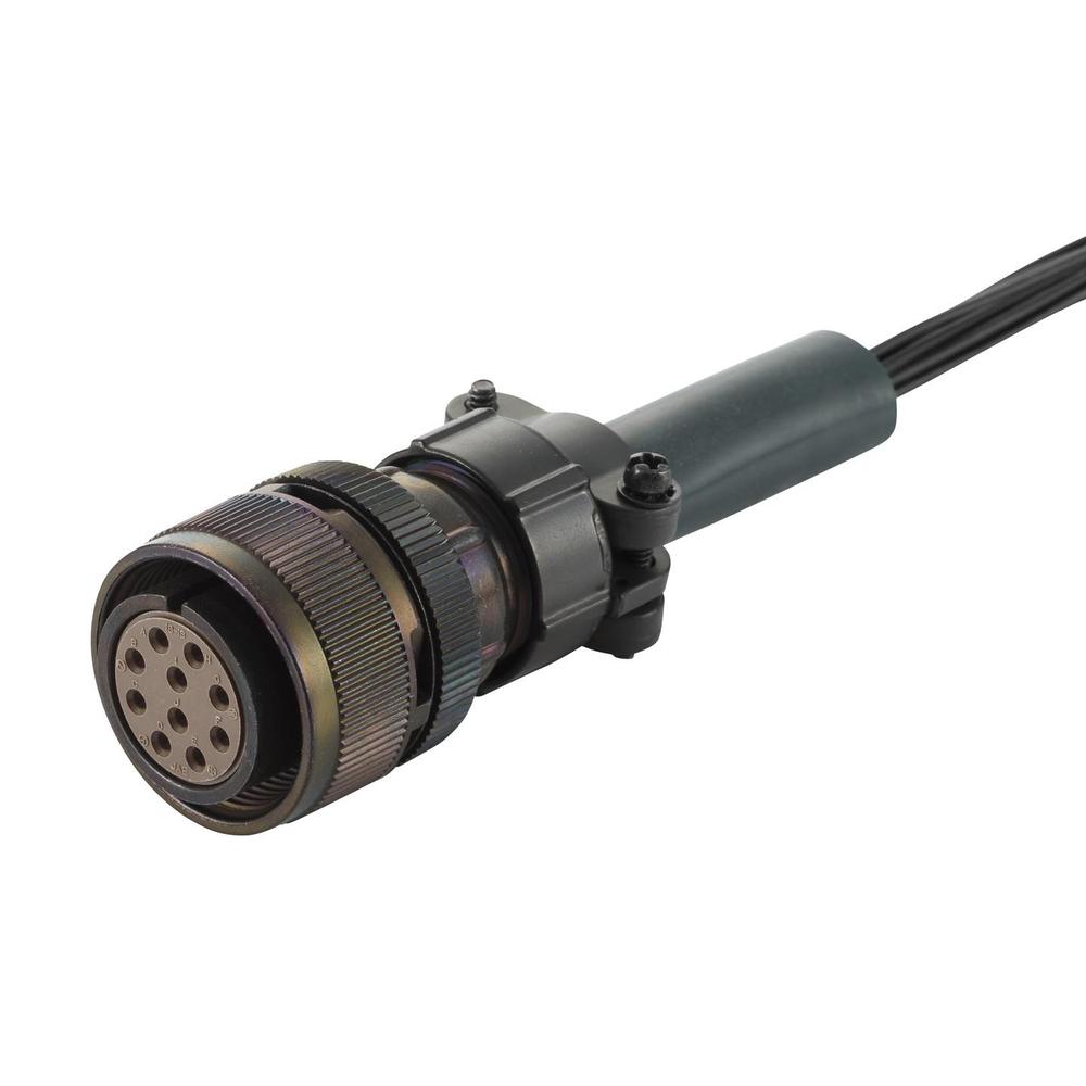 接続部品 大気側 プラグ+ポリエチレン被覆ケーブル付 MS 10PIN L=5000