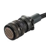 接続部品 大気側 プラグ+ポリエチレン被覆ケーブル付 MS 24PIN L=5000