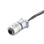 接続部品 大気側 プラグ+ポリエチレン被覆ケーブル付 BURNDY 4PIN L=2500