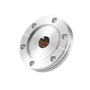 K熱電対 BURNDY 1対 電流導入端子2PIN ICF70 フランジ ガイド付き