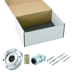 K熱電対 BURNDY 6対 ICF70 フランジ ガイド付き セット(耐熱温度250℃)