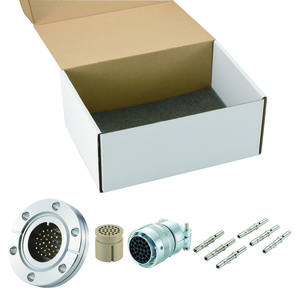 K熱電対 BURNDY 15対 ICF70 フランジ ガイド付き セット(耐熱温度250℃)