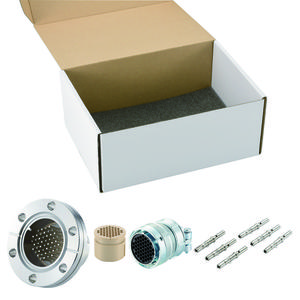 K熱電対 BURNDY 24対 ICF70 フランジ ガイド付き セット(耐熱温度250℃)