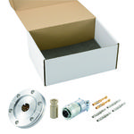 K熱電対 BURNDY 1対 電流導入端子2PIN ICF70 フランジ ガイド付き セット