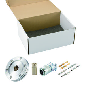 K熱電対 BURNDY 1対 電流導入端子2PIN ICF70 フランジ ガイド付き セット