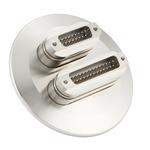 多ピン D-Sub 15 PIN + 25 PIN NW63 フランジ