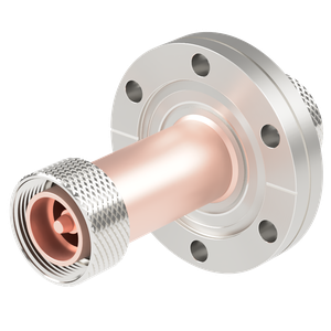Feedthrough Coax 7/16 Ground Shield Both Side Plug
