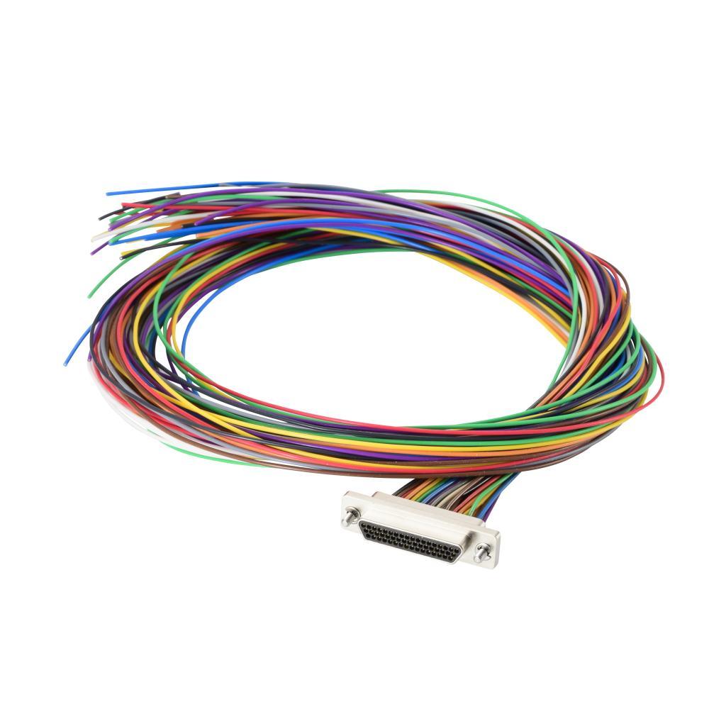 接続部品 大気側 プラグ+テフロン被覆ケーブル付 Micro D-Sub 51PIN L=900