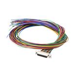 接続部品 大気側 プラグ+テフロン被覆ケーブル付 Micro D-Sub 51PIN L=900