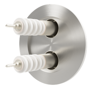 同軸 20kV-SHV-R 2個付き NW/KF50 フランジ