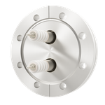 同軸 20kV-SHV-R 2個付き ICF114 フランジ