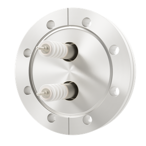 同軸 20kV-SHV-R 2個付き ICF114 フランジ