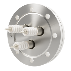 同軸 20kV-SHV-R 3個付き ICF114 フランジ