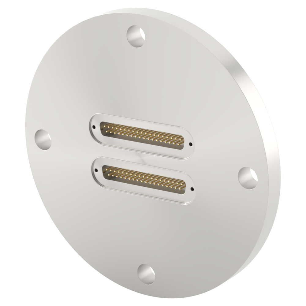多ピン D-Sub 37 PIN + 37PIN VF80 フランジ