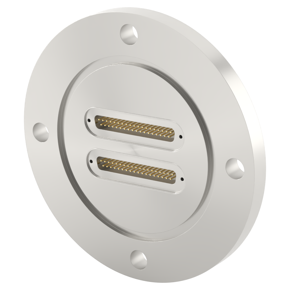 多ピン D-Sub 37 PIN + 37PIN VG80 フランジ
