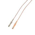 接続部品 真空側 T熱電対 カプトン被覆ケーブル付き 先端溶接 φ0.32 用 L=5000