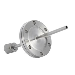 ICF70+1/4 水冷・ガス導入機 大気側：めすVCR®/真空側：チューブ X1