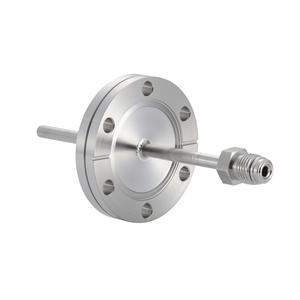 ICF70+1/4 水冷・ガス導入機 大気側：チューブ/真空側：おすVCR® X1