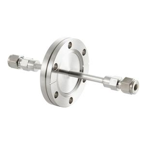 ICF70+1/4 水冷・ガス導入機 大気側:Swagelok®真空側:Swagelok®X1