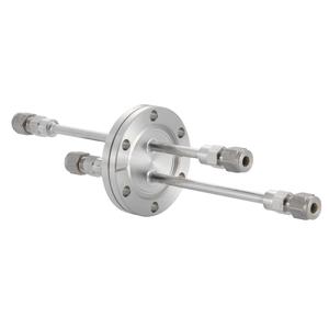 ICF70+1/4 水冷・ガス導入機 大気側:Swagelok®真空側:Swagelok®X2