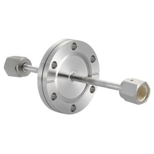 ICF70+1/4 水冷・ガス導入機 大気側：めすVCR®/真空側：めすVCR® X1