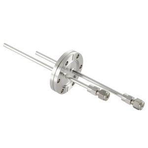 ICF70+1/4 水冷・ガス導入機 大気側：チューブ/真空側：Swagelok® X2