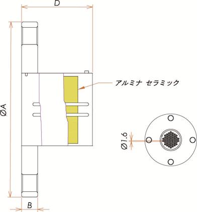 T熱電対 BURNDY 24対 VF50 フランジ ガイド付き admin.label.item.size_image